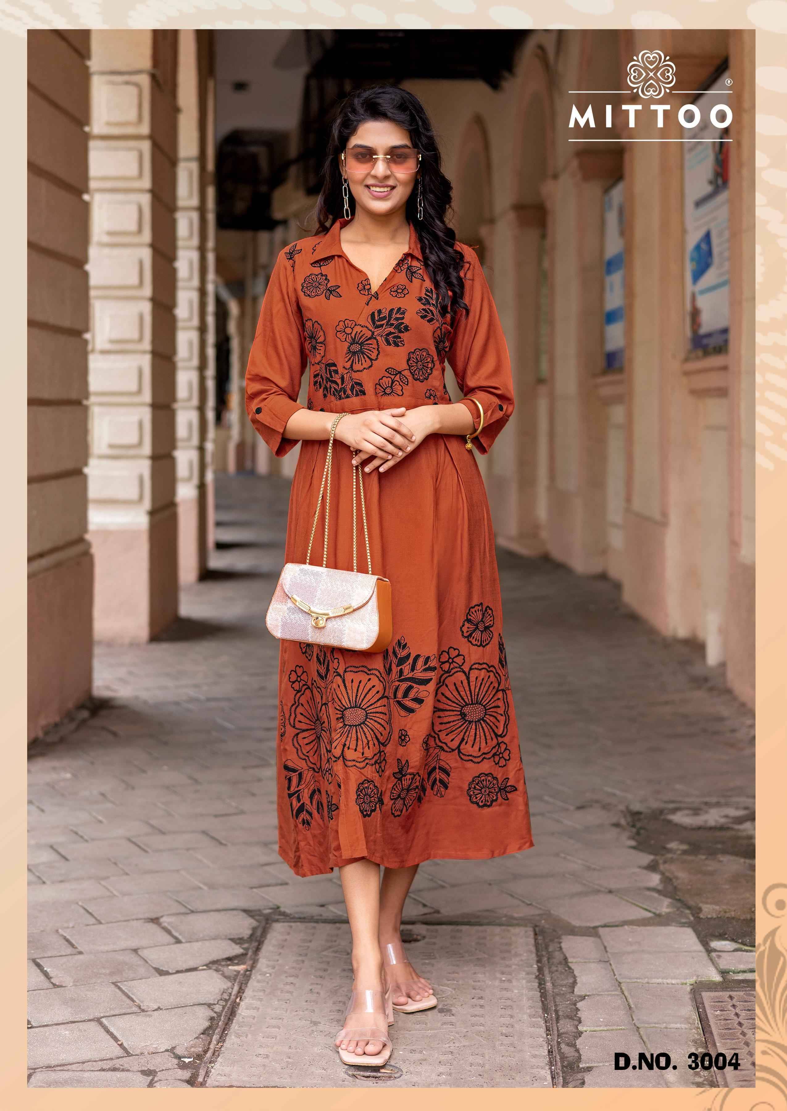 Angoori By Mittoo 3001 to 3006 Designer Stylish Fancy Colorful Beautiful Party Wear & Ethnic Wear Collection Rayon Kurtis At Wholesale Price